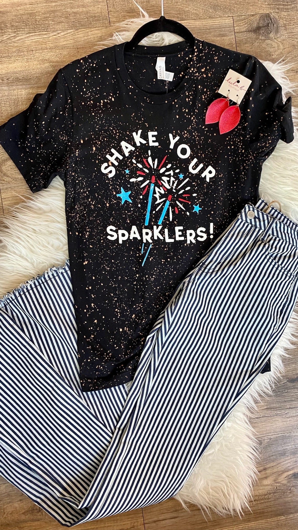 Graphic Shake Your Sparklers Bleach