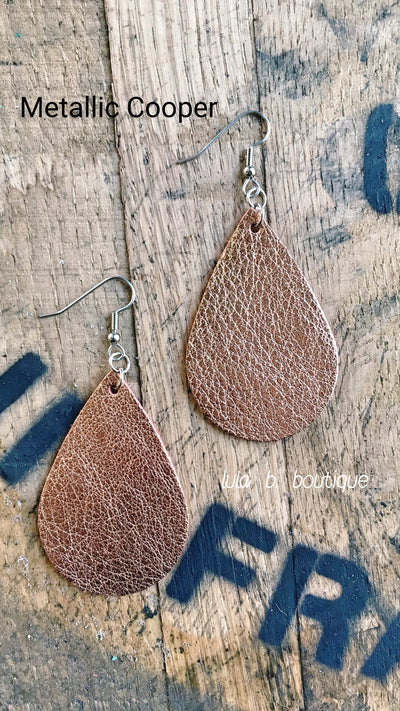 FINAL SALE--Earrings Leather